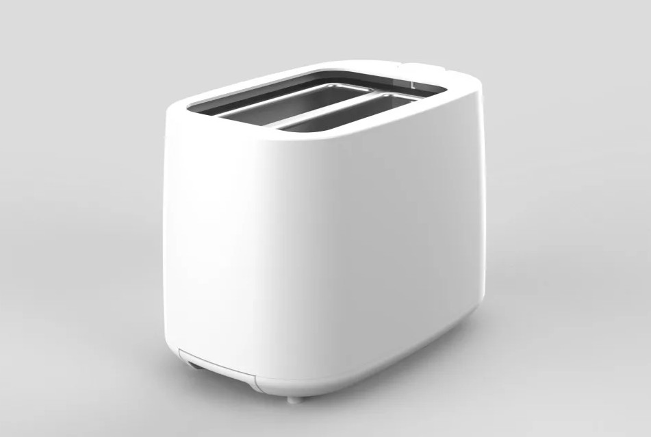 Hausmeister HM 6562W kétszeletes kenyérpirító, 750W, fehér szín 