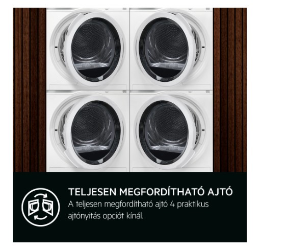 AEG TR718BE hőszivattyús szárítógép, 8 kg, 59.6x63.8x85 cm 