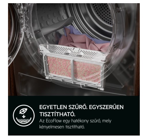 AEG TR718BE hőszivattyús szárítógép, 8 kg, 59.6x63.8x85 cm 