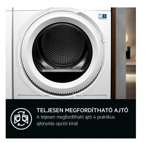 AEG TR718BE hőszivattyús szárítógép, 8 kg, 59.6x63.8x85 cm 