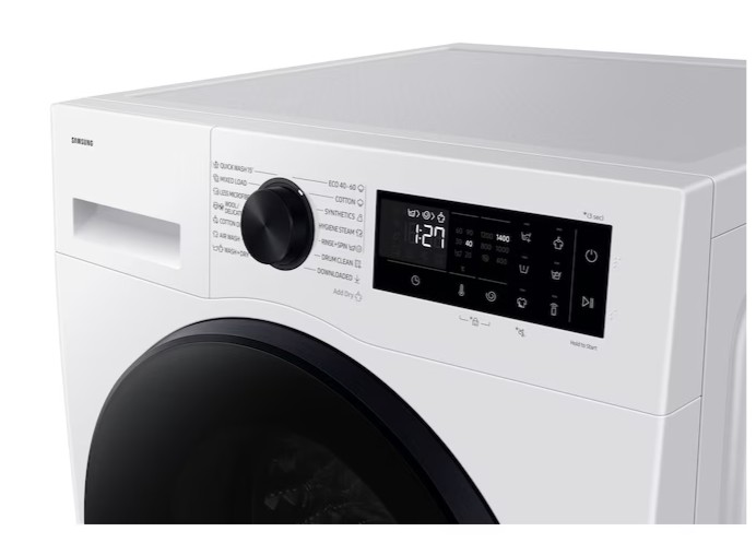 Samsung WD11DG5B15BELE mosó-szárítógép, 11/6 kg, inverter motor, gőz, Wifi, 60x60x85 cm 