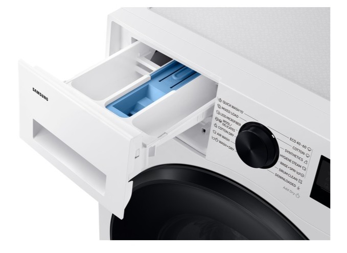 Samsung WD11DG5B15BELE mosó-szárítógép, 11/6 kg, inverter motor, gőz, Wifi, 60x60x85 cm 