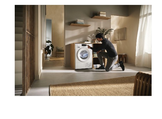 Miele TSD643WP EcoSpeed hőszivattyús szárítógép, 9 kg, inverter motor, 59.6x64.3x85 cm 