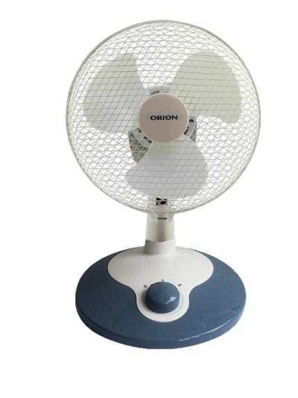 Orion OFD-1609 asztali ventilátor, 25W, 23 cm, kék/fehér szín 