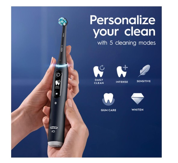 Oral-B iO6 Series Grey Opal elektromos fogkefe 