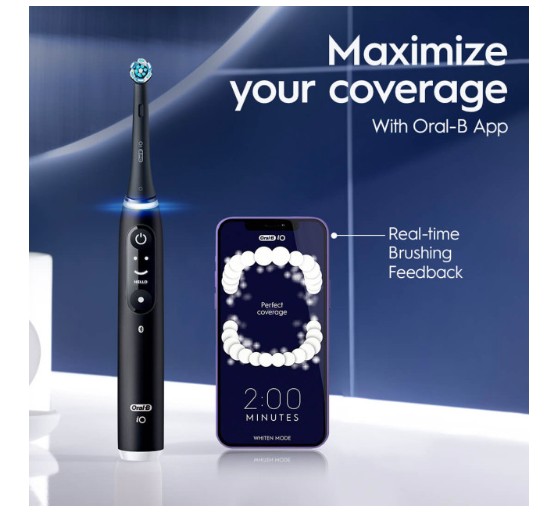 Oral-B iO6 Series Grey Opal elektromos fogkefe 