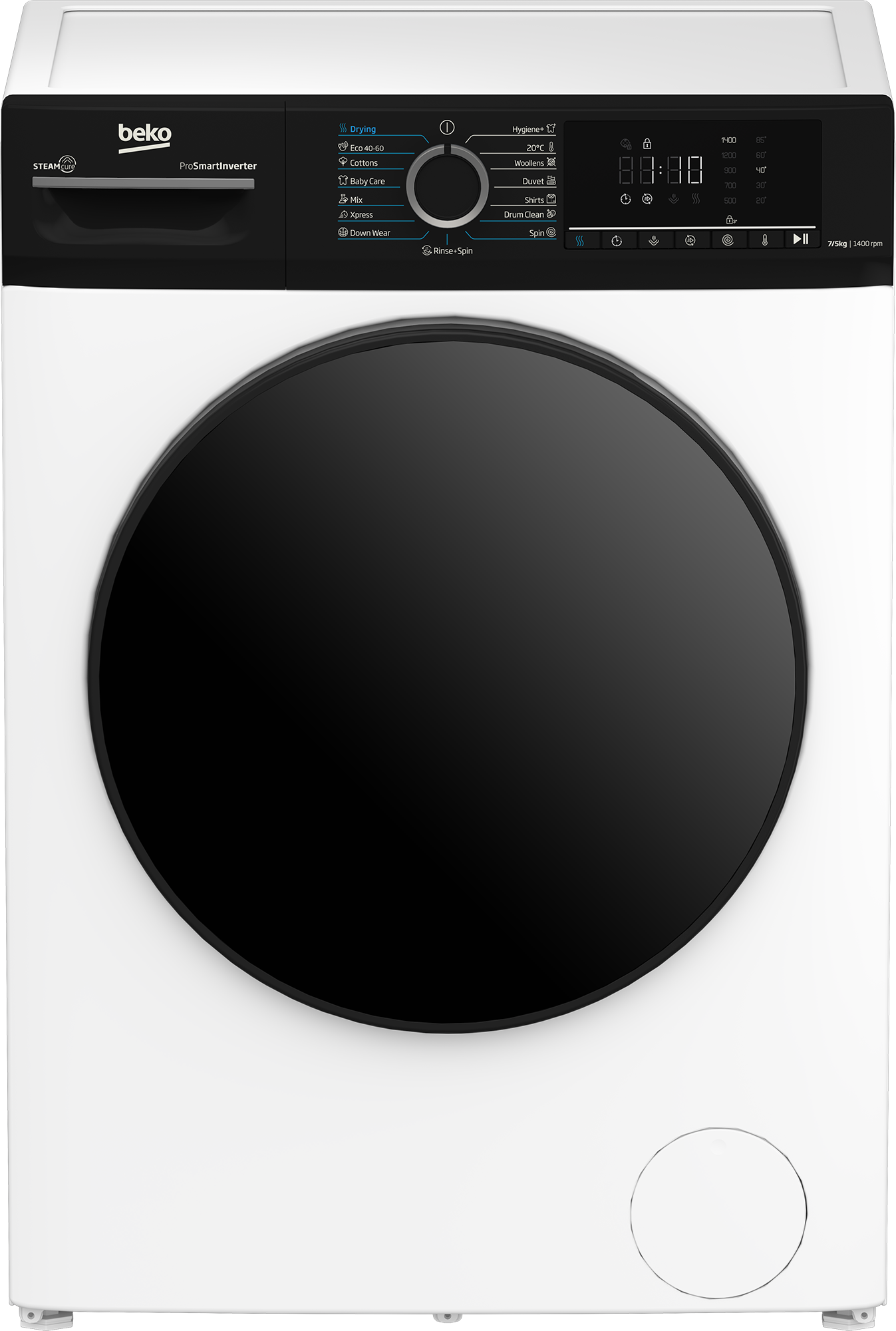 Beko BMM5DFO5741WPB mosó-szárítógép, 7/5 kg, inverter motor, 60x52x84.7 cm