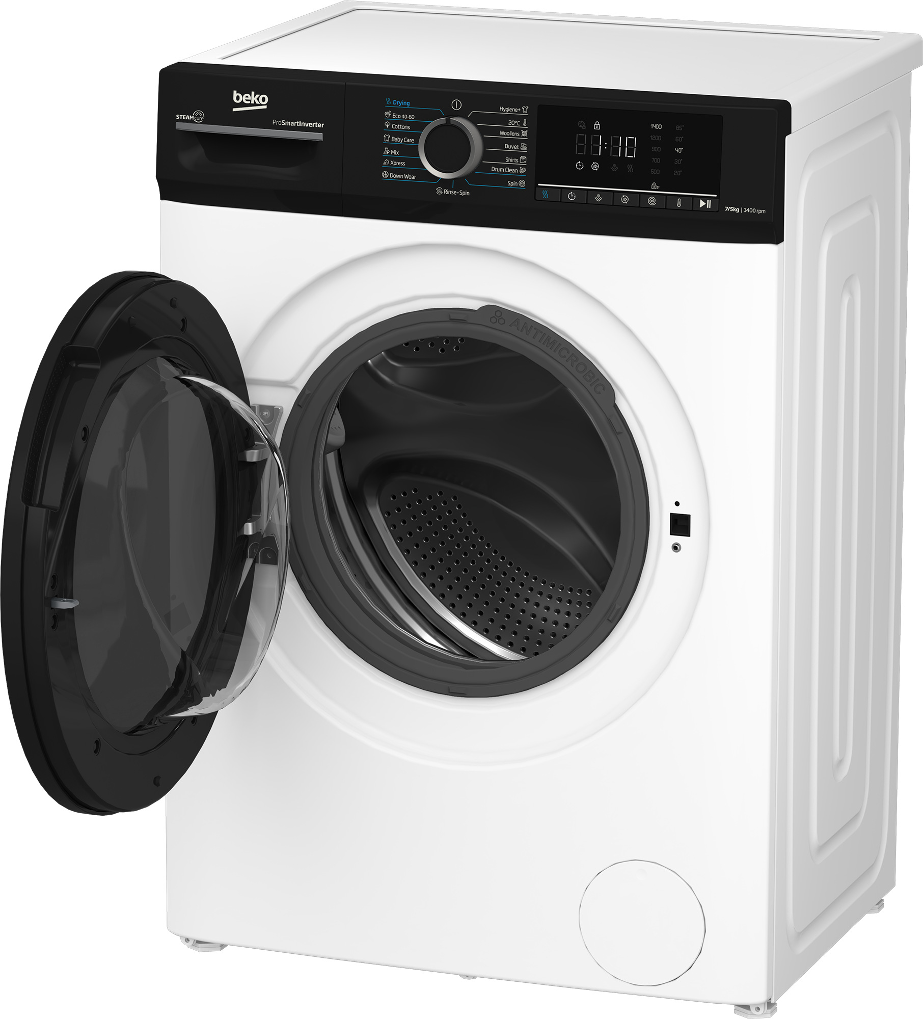 Beko BMM5DFO5741WPB mosó-szárítógép, 7/5 kg, inverter motor, 60x52x84.7 cm