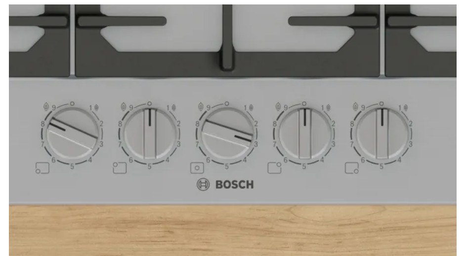 Bosch PCQ7A5I90, Gáz főzőlap