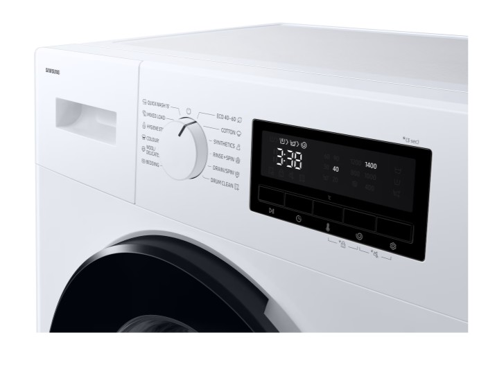 Samsung WW80FG3M05AWLE elöltöltős mosógép, 8 kg, gőz, inverter motor, 59.5x48x85 cm