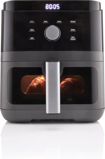 Hisense HAF1800D forrólevegős sütő, 5.7L, 1850W, fekete szín 