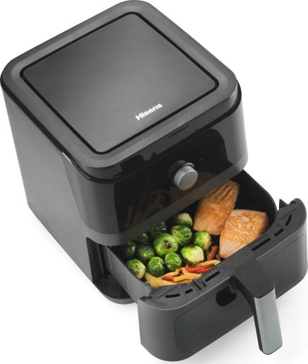Hisense HAF1800D forrólevegős sütő, 5.7L, 1850W, fekete szín 
