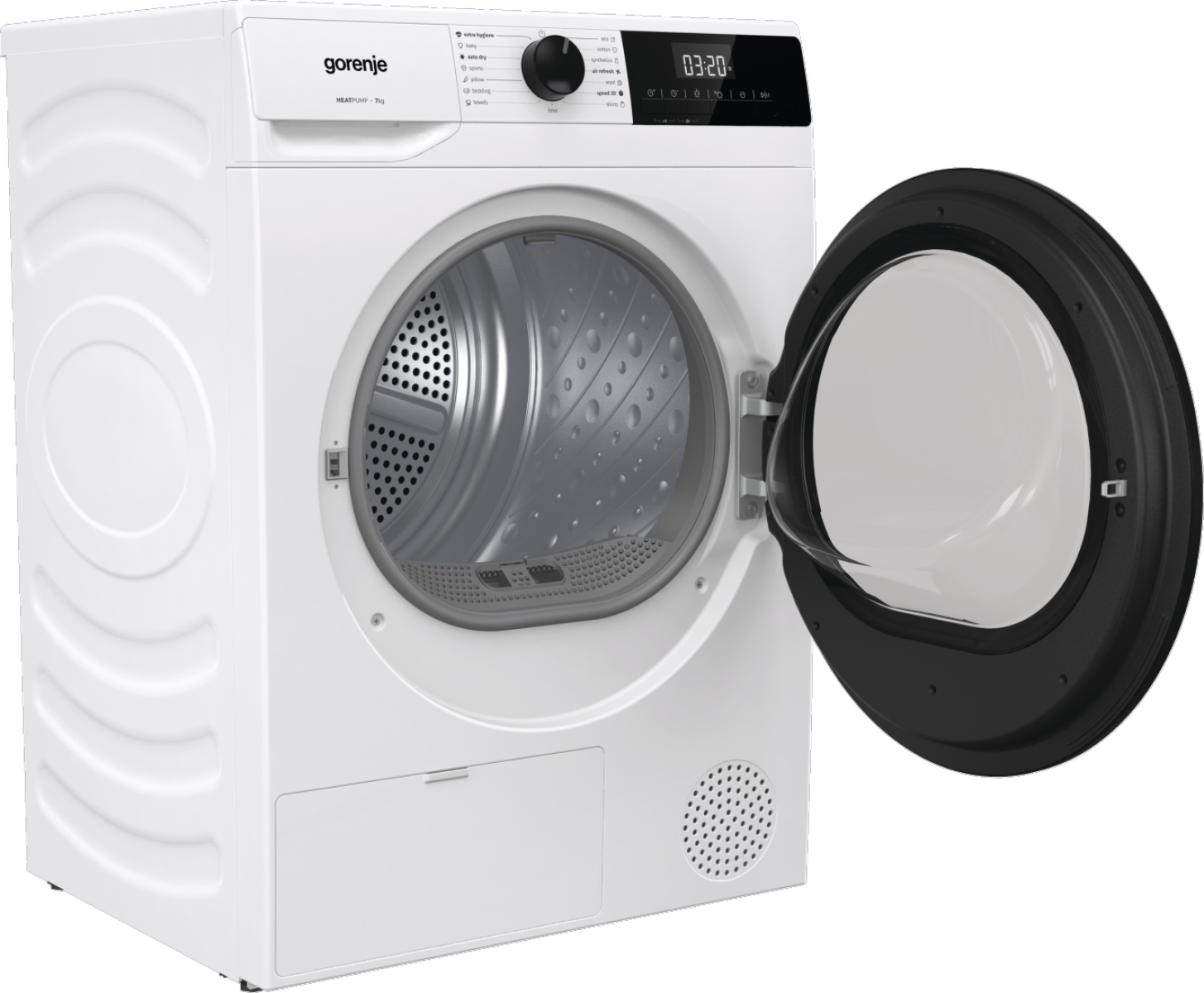 Gorenje D2HNE7E hőszivattyús szárítógép, 7 kg, 59.5x51x84.5 cm