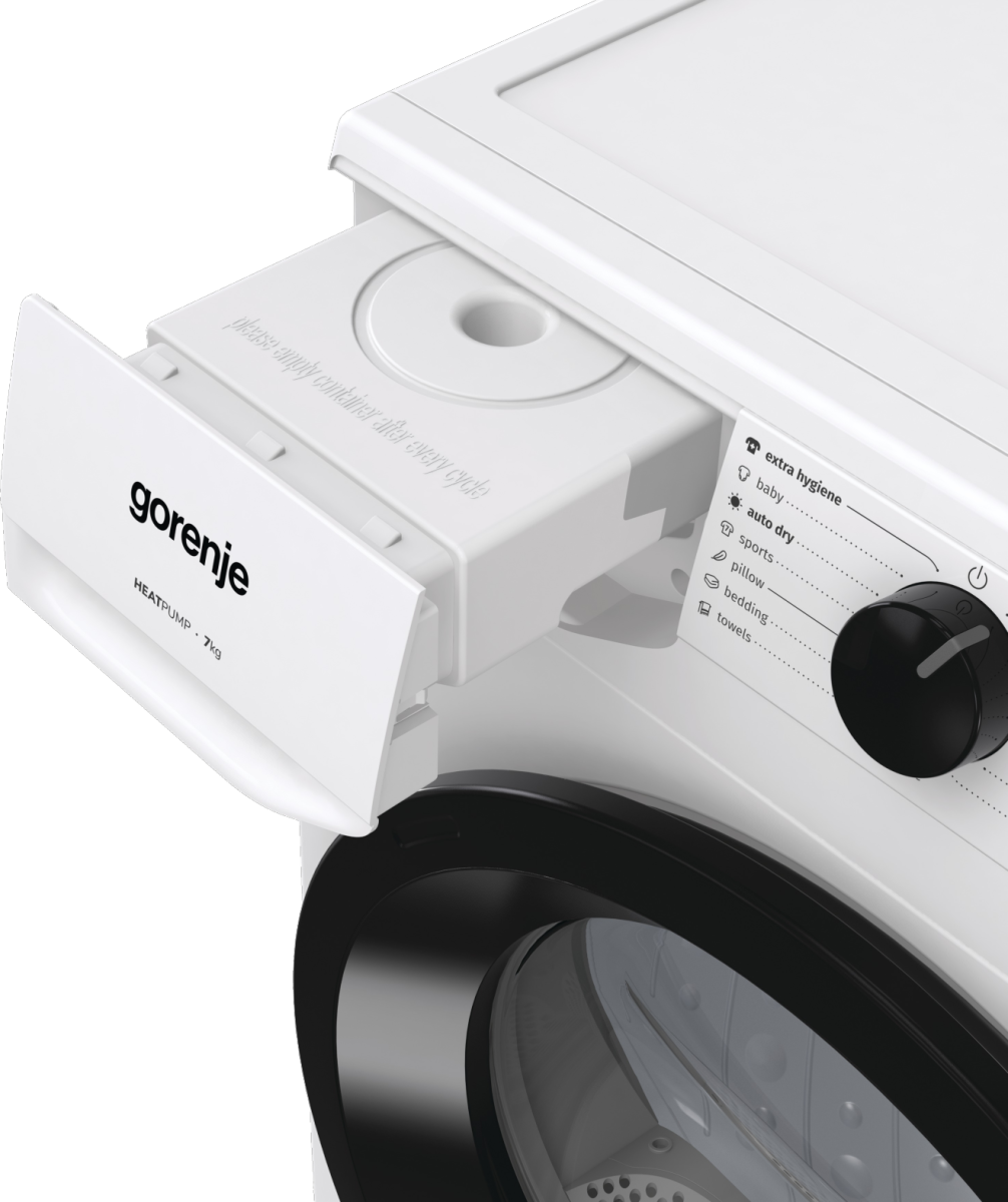 Gorenje D2HNE7E hőszivattyús szárítógép, 7 kg, 59.5x51x84.5 cm