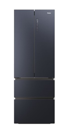 Haier HFW7720ENMB Total No Frost side by side hűtőszekrény, francia ajtós kialakítással, 337/140L, Wifi, 70x67.5x200.6 cm, fekete szín 