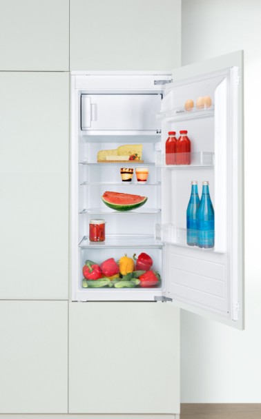 Amica BM210.4i beépíthető egyajtós hűtőszekrény, 163/16L, 54x54x122.1 cm