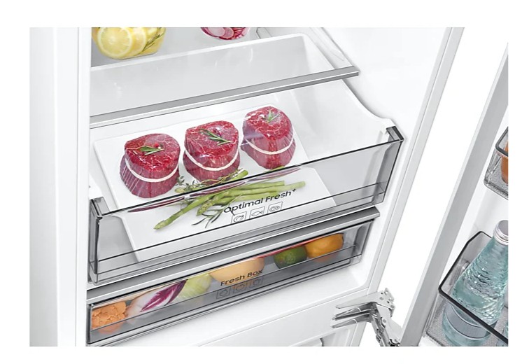 Samsung BRB80F26ADF0EO No Frost beépíthető alulfagyasztós kombinált hűtőszekrény, Wifi, 190/74L, 54x55x177.5 cm