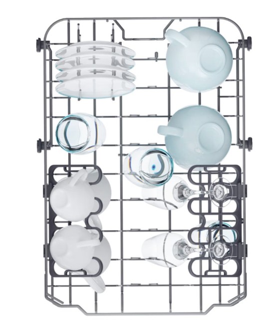 Candy CI1C7SB1FA1 teljesen beépíthető mosogatógép, 11 teríték, inverter motor, 3 kosár, Wifi, automatikus ajtónyitás, 44.8x55.9x81.6 cm