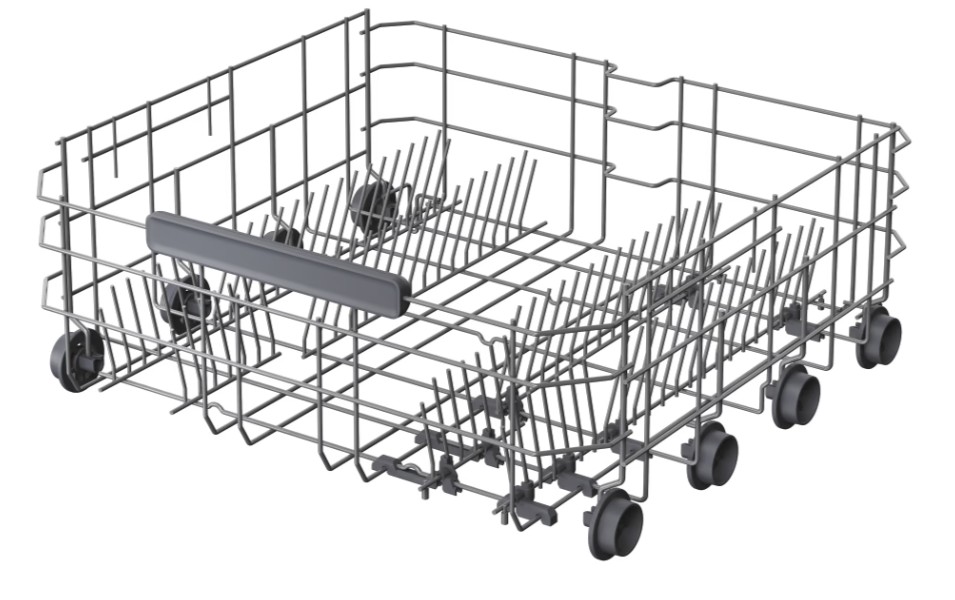 Haier HTW7720ENMP No Frost alulfagyasztós kombinált hűtőszekrény, 343/140L, Wifi, 70x67.5x200.6 cm, szürke szín 