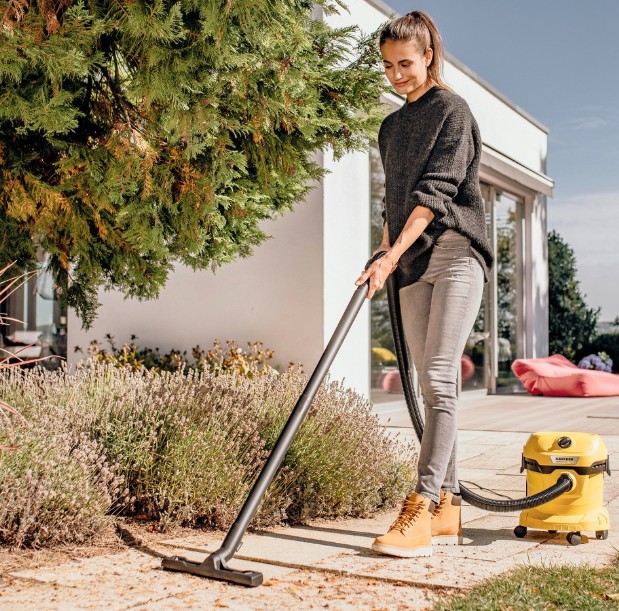 Karcher WD 2 PLUS V-12/4/18 1.628-000.0 száraz és nedves porszívó, 1000W, sárga szín 