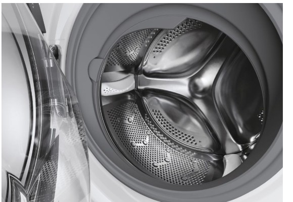 Hoover HWP 49AMBC7/1-S elöltöltős mosógép, 9 kg, inverter motor, Wifi, gőz, 60x53x85 cm