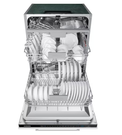 Samsung DW60CG530B00ET beépíthető mosogatógép, 14 teríték, 3 kosár, automatikus ajtónyitás, 59.8x55x81.5 cm