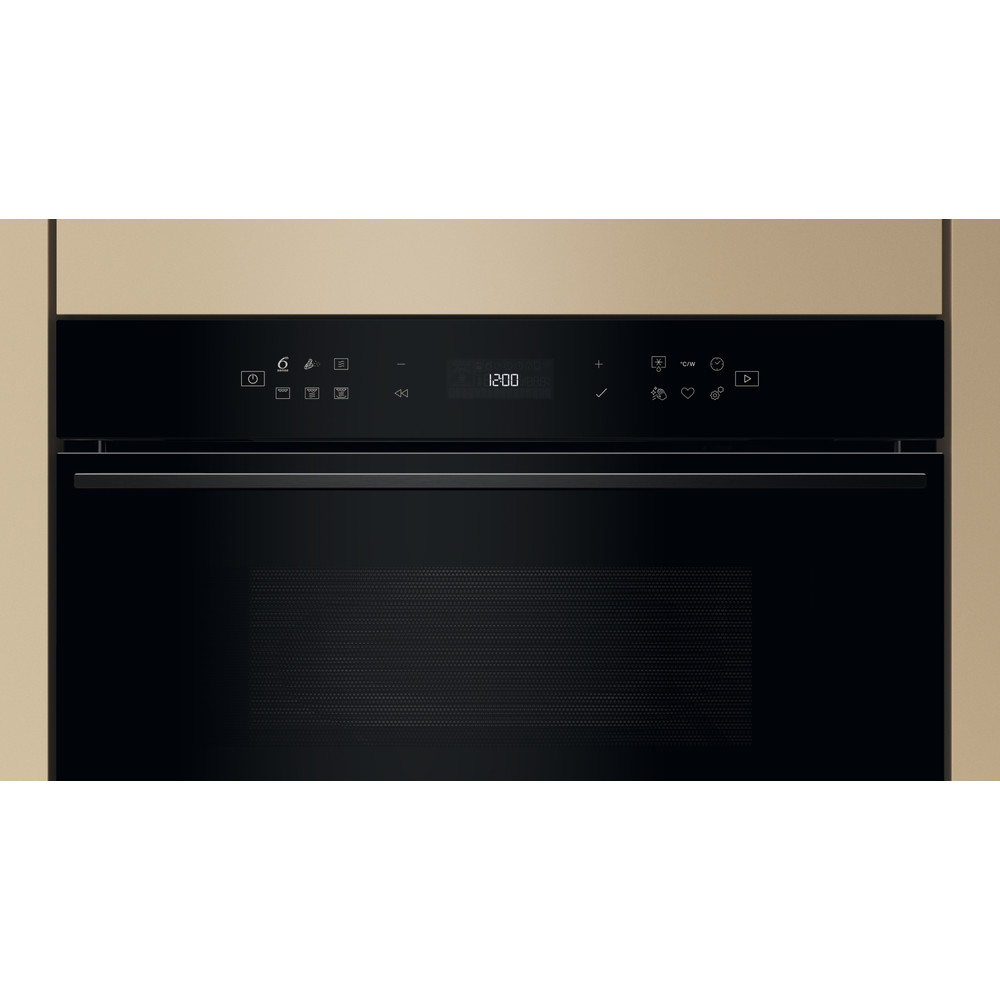 Whirlpool WMD7O4TB beépíthető mikrohullámú sütő, 31L, 1000W, Crisp funkció, 59.5x46.8x38.5 cm, fekete szín 
