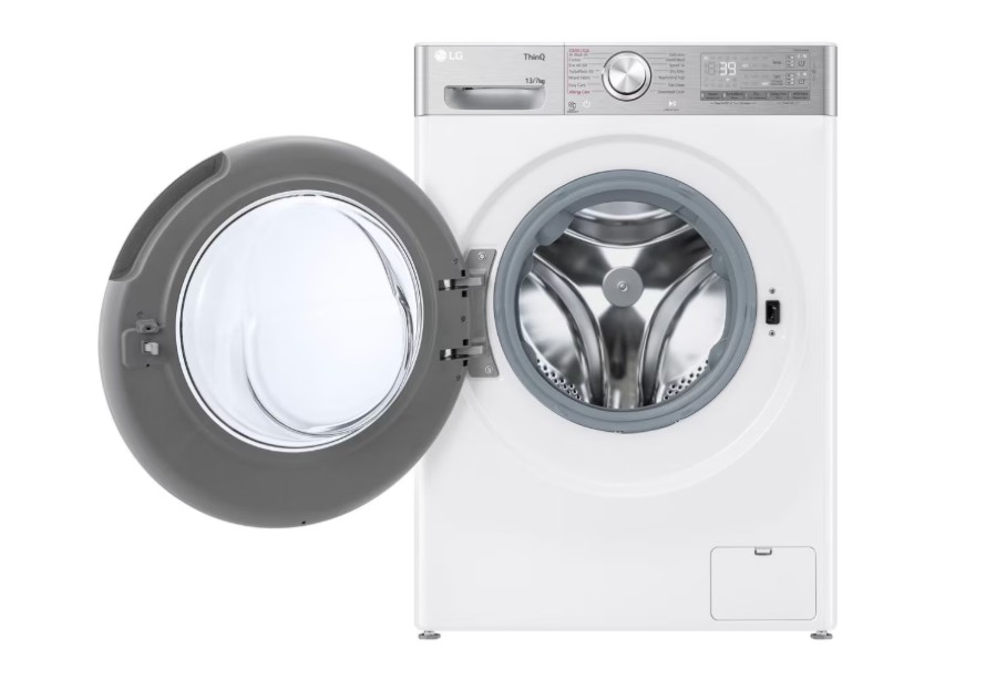 LG F4DR913P3WA mosó-szárítógép, 13/7 kg, inverter motor, gőz, Wifi, 60x66x85 cm 