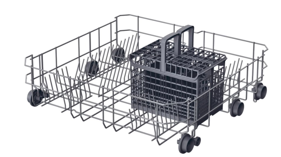 Candy CF 3E7L0S mosogatógép, 13 teríték, inverter motor, Wifi, 59.7x59.8x85 cm, metal look szín