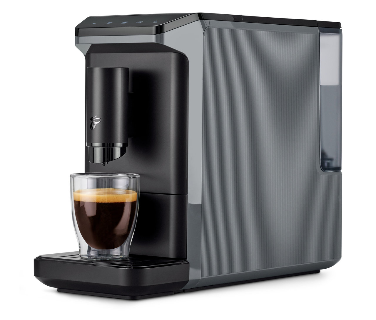 Tchibo Esperto Mini Grey, automata kávéfőző, 1690W, 1.1 L, szürke szín