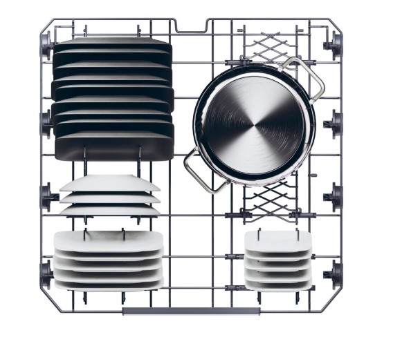 Haier XS 6B1M3PB teljesen beépíthető mosogatógép, 16 teríték, Wifi, inverter motor, automatikus ajtónyitás, 3 kosár, 59.7x55.5x81.8 cm