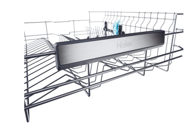 Haier XS 6B1M3PB teljesen beépíthető mosogatógép, 16 teríték, Wifi, inverter motor, automatikus ajtónyitás, 3 kosár, 59.7x55.5x81.8 cm