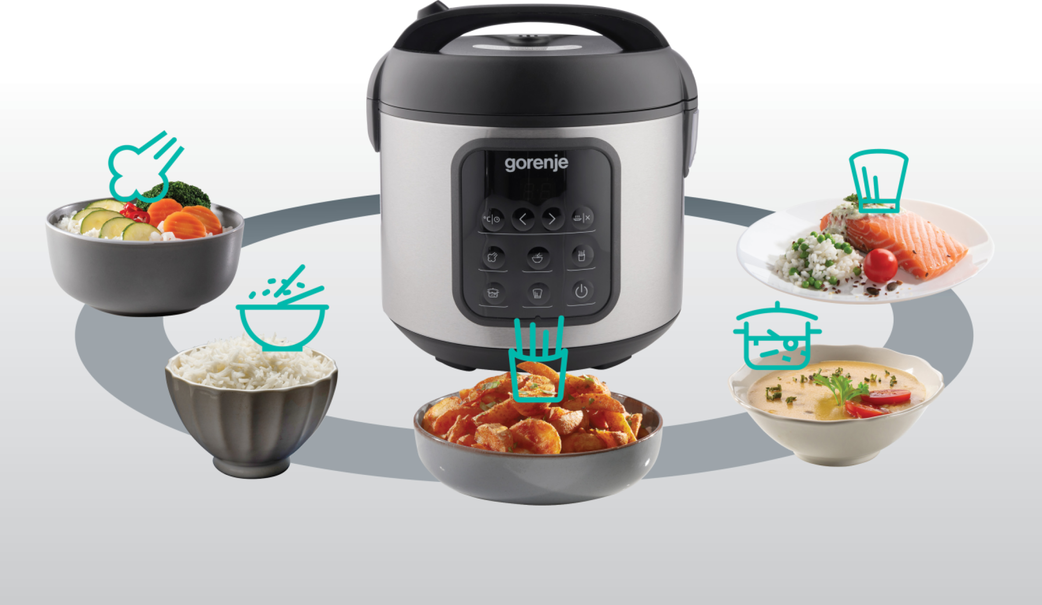 Gorenje MC2SBK multicooker 2 literes befőző 