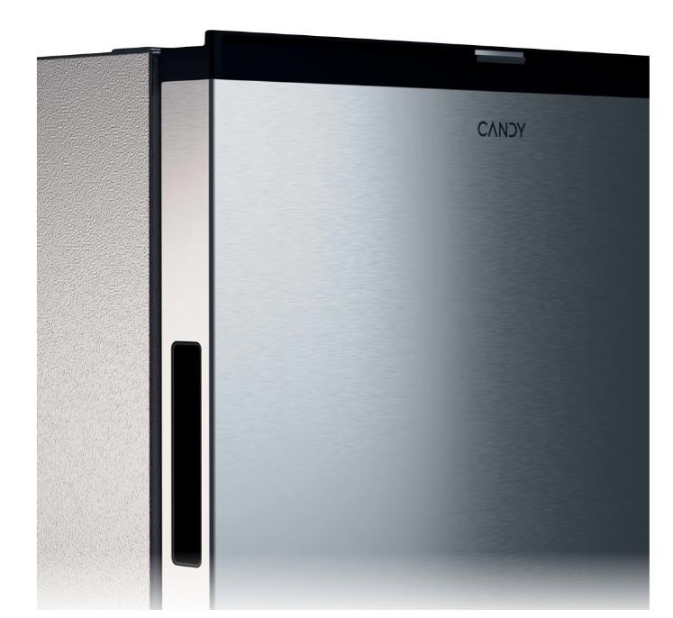 Candy CNUQ2L513EX fagyasztószekrény, 169L, Wifi, 54.5x57x138 cm, inox szín 