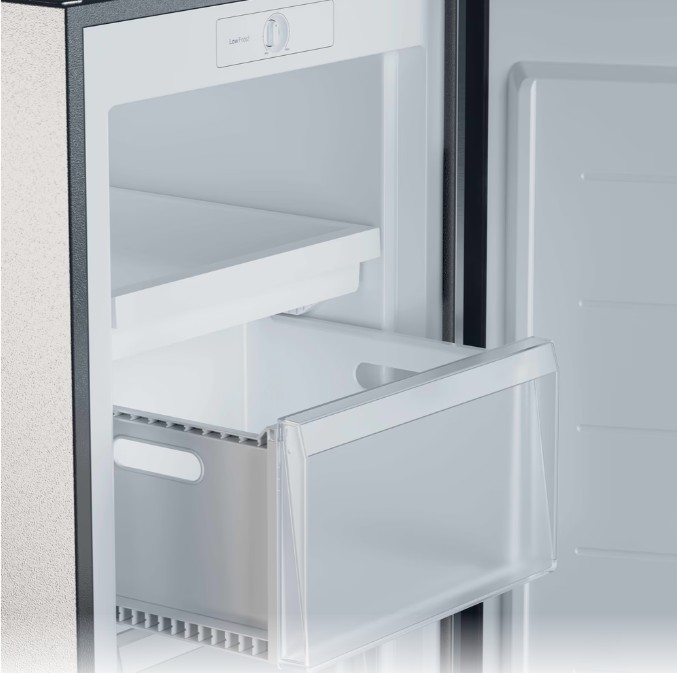 Candy CNUQ2L513EX fagyasztószekrény, 169L, Wifi, 54.5x57x138 cm, inox szín 
