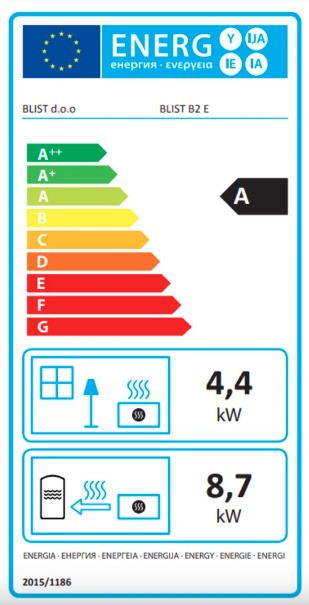 Warnex Blist B2 E vízteres kandalló 13,1kW