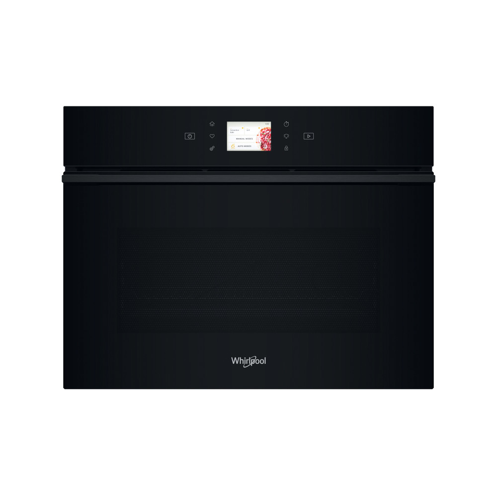 Whirlpool WCW9O7PHTSB beépíthető kompakt sütő és mikró, 53L, Crisp funkció, 950W, 55.9x54.3x45.5 cm, fekete szín 