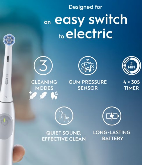 Oral-B iO2 Series Simple White elektromos fogkefe