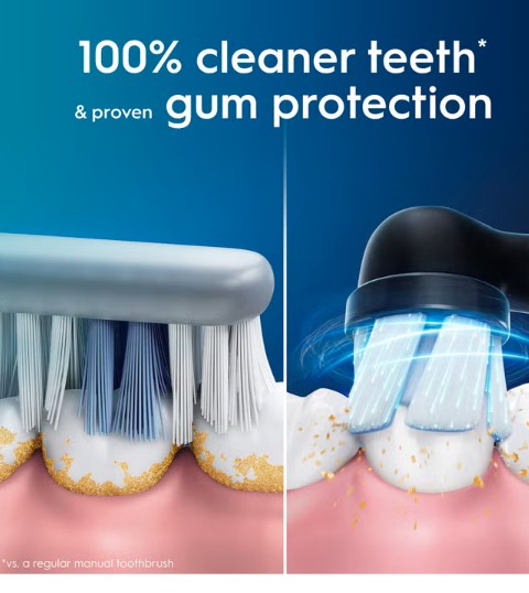 Oral-B iO3 Matt Black elektromos fogkefe 