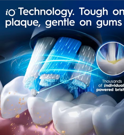 Oral-B iO3 Matt Black elektromos fogkefe 