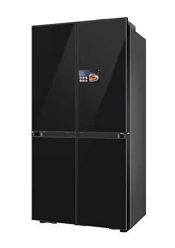 Samsung RM90F67CECEO side by side hűtőszekrény francia ajtós kialakítással, 399/255L, AI inverteres kompresszor, Wifi, 91.2x73.1x185.3 cm, tiszta szénfekete szín 
