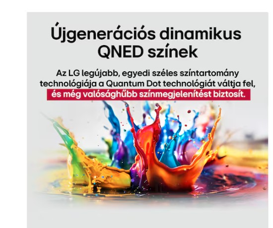 LG 55QNED85A3C QNED EVO AI UHD MiniLED 4K Smart TV, 55", 139.7 cm