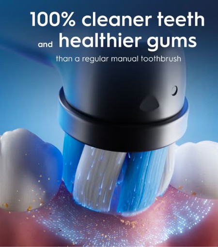 Oral-B iO5 Matt Black elektromos fogkefe 