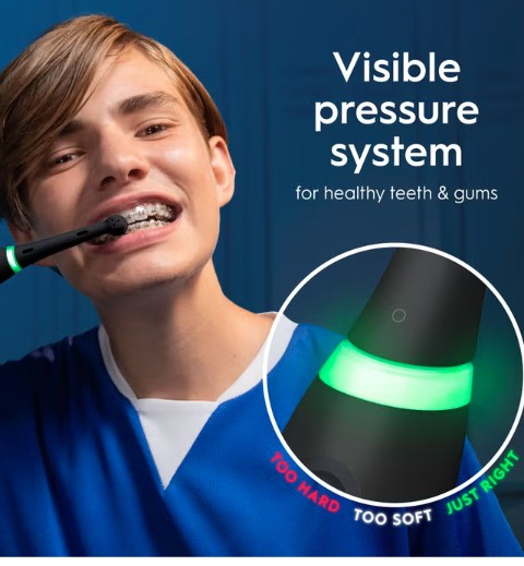 Oral-B iO5 Matt Black elektromos fogkefe 