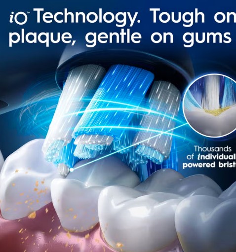 Oral-B iO5 Matt Black elektromos fogkefe 