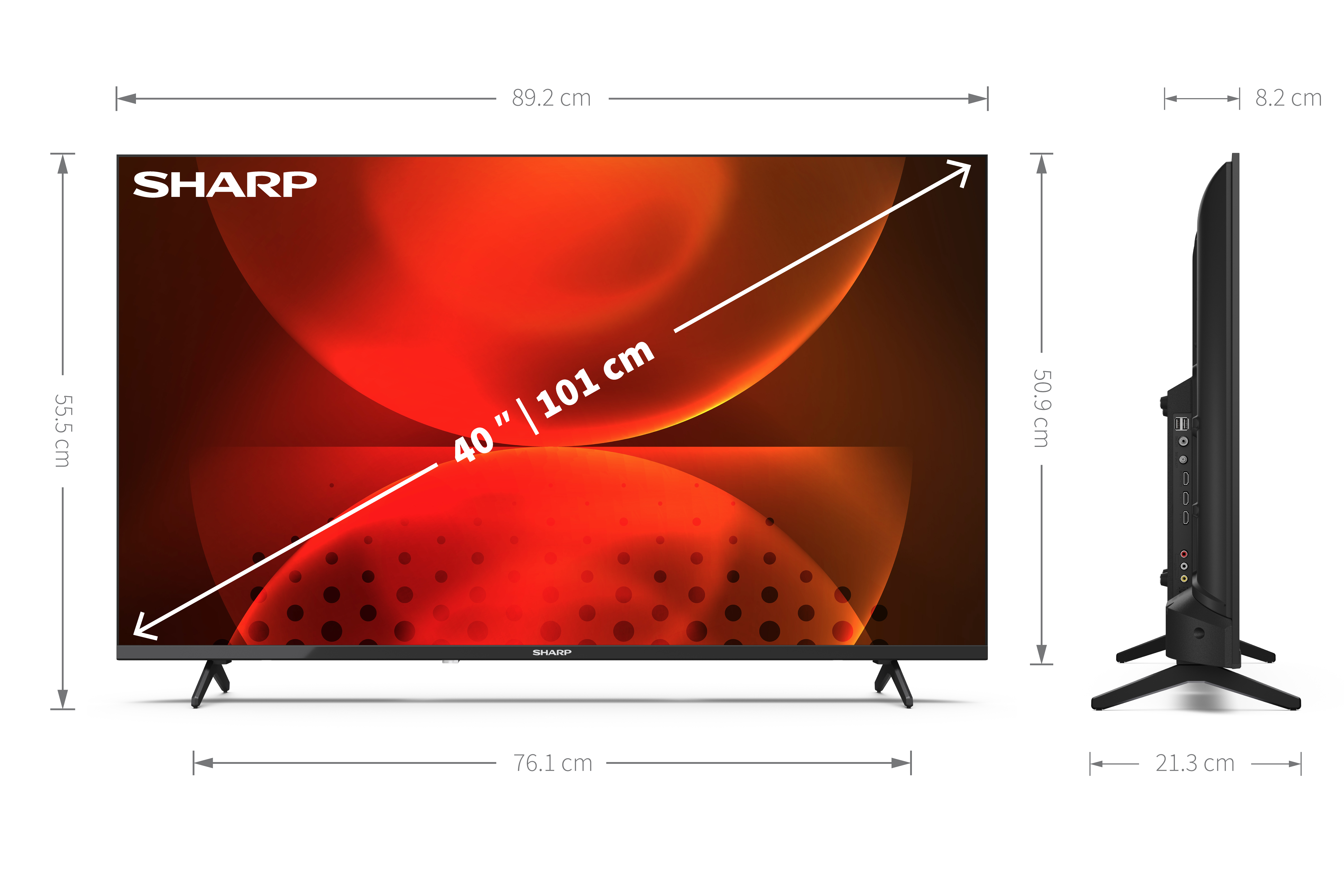 Sharp 40FH2EA Full HD Smart LED TV, 40", 101.6 cm 