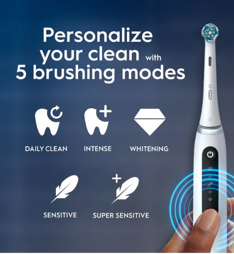 Oral-B iO5 Quite White elektromos fogkefe 