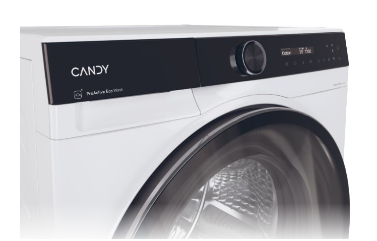 Candy BWS 4138B8-S mosó-szárítógép, 13/8 kg, inverter motor, Wifi, gőz, 59.5x68.1x85 cm 