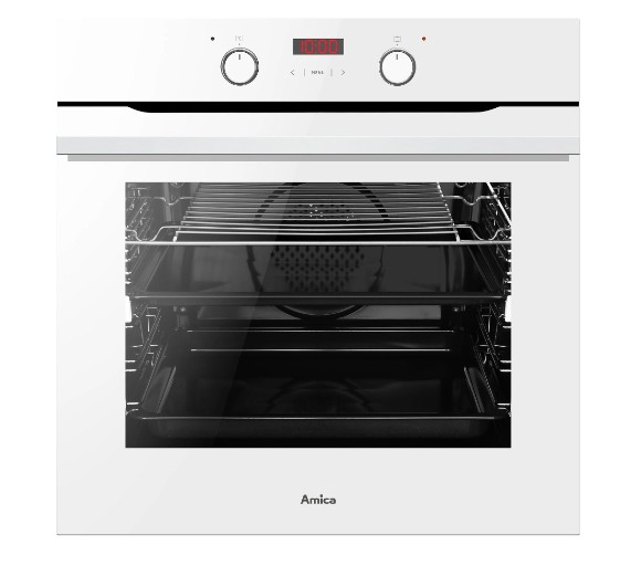 Amica ED3765171W F-type beépíthető sütő, 77L, 59.5x57x59.5 cm, fehér szín 