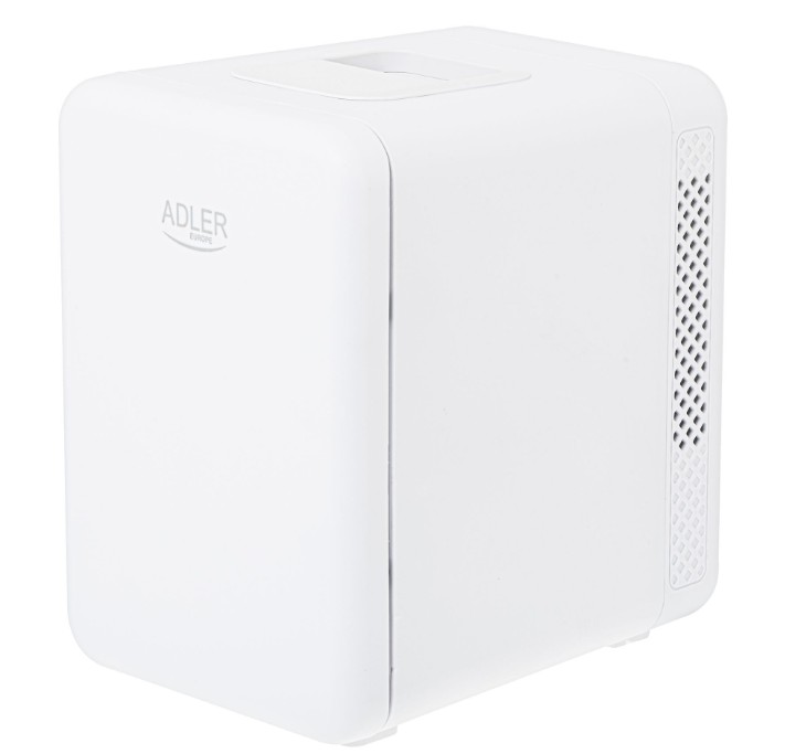 Adler AD8084W mini hűtőszekrény 4L, fehér szín 